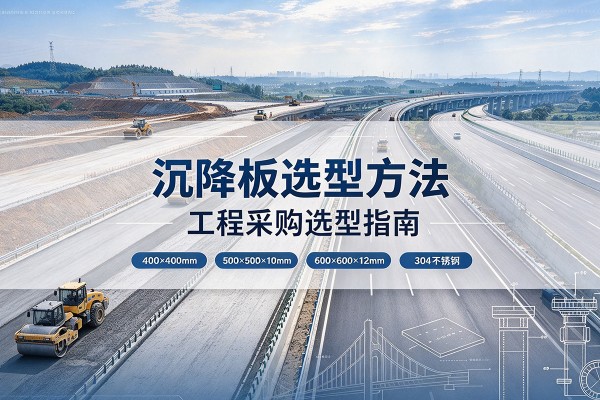 沙坪坝区沉降板选择方法