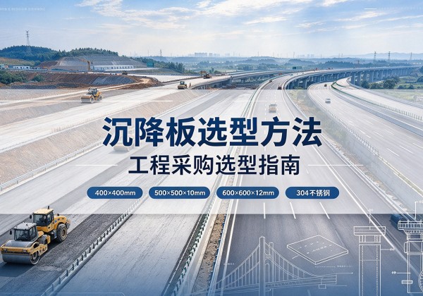 沙坪坝区沉降板选择方法
